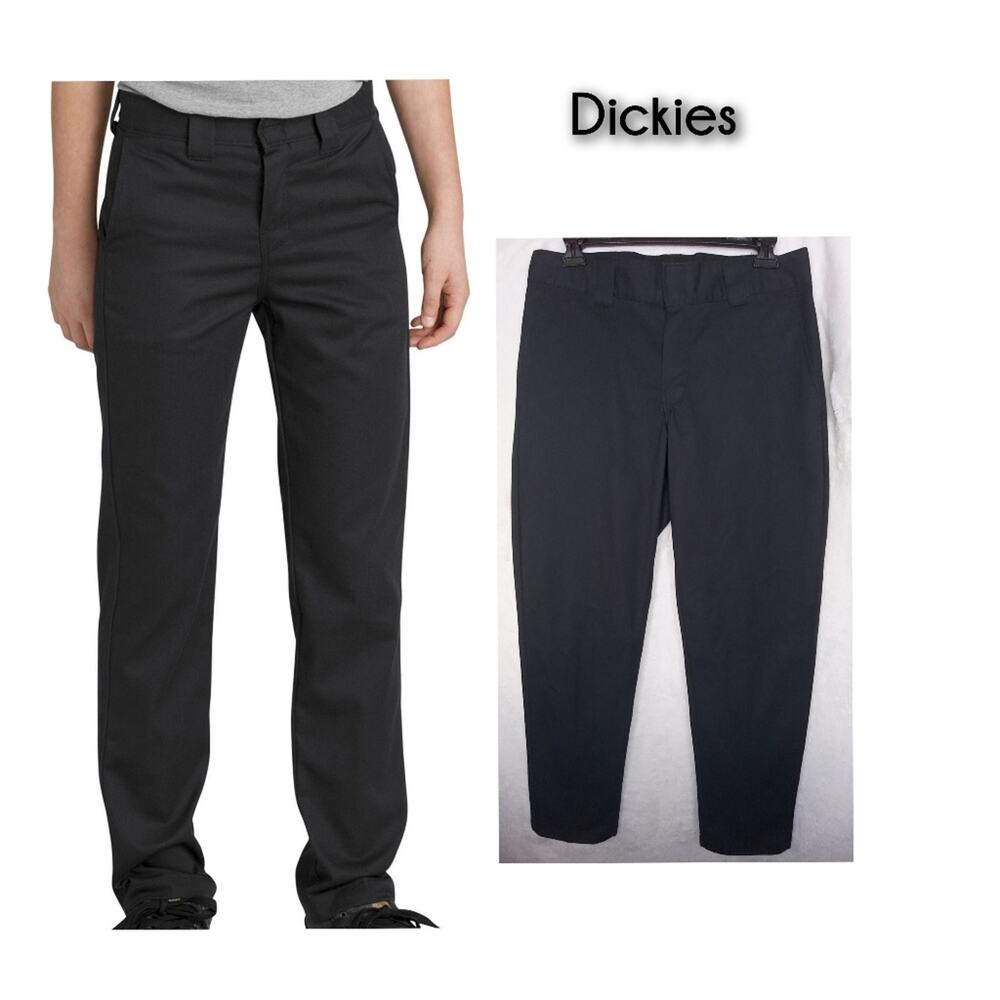 Dickies Flex Slim Taper Black pant Street wear Work Y2K punk casual unisex